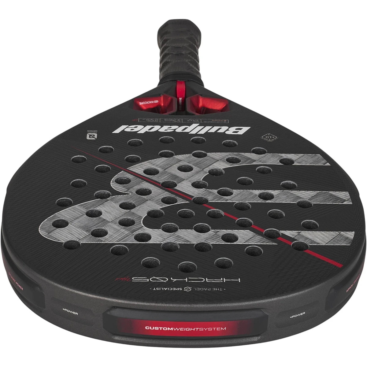 Raqueta Test Padel Bullpadel Hack 05 Hybrid 27