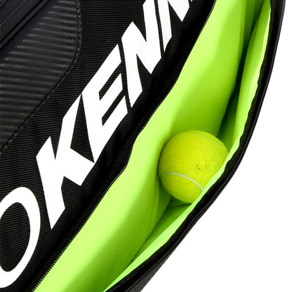 BOLSA DE TENIS THERMO PRO KENNEX TRIPLE BLACK/BLUE