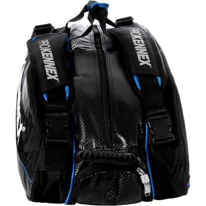 BOLSA DE TENIS THERMO PRO KENNEX TRIPLE BLACK/BLUE