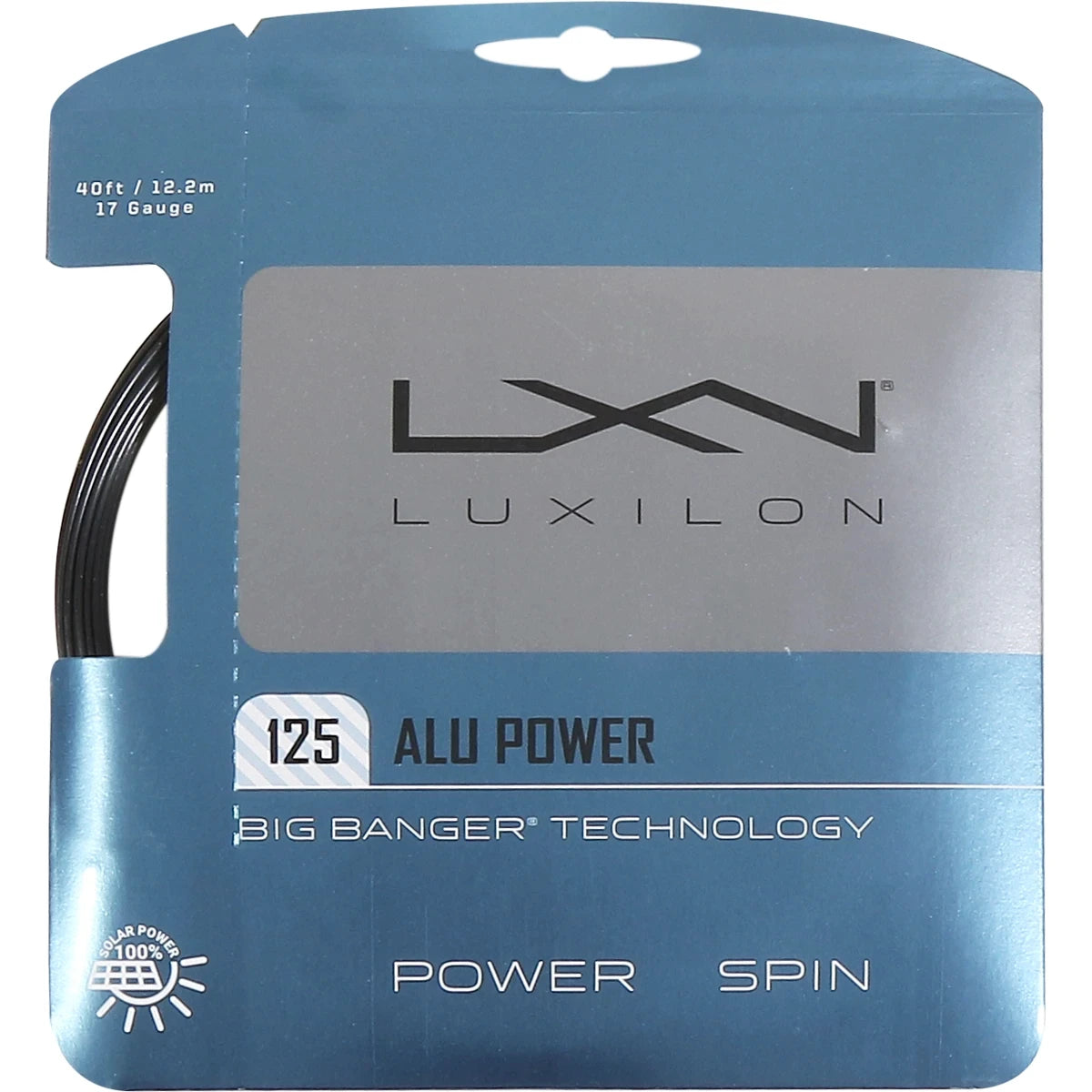 CORDAJE LUXILON BIG BANGER ALU POWER BLACK (12 METROS)