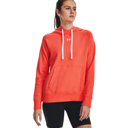 SUDADERA UNDER ARMOUR MUJER RIVAL FLEECE CON CAPUCHA