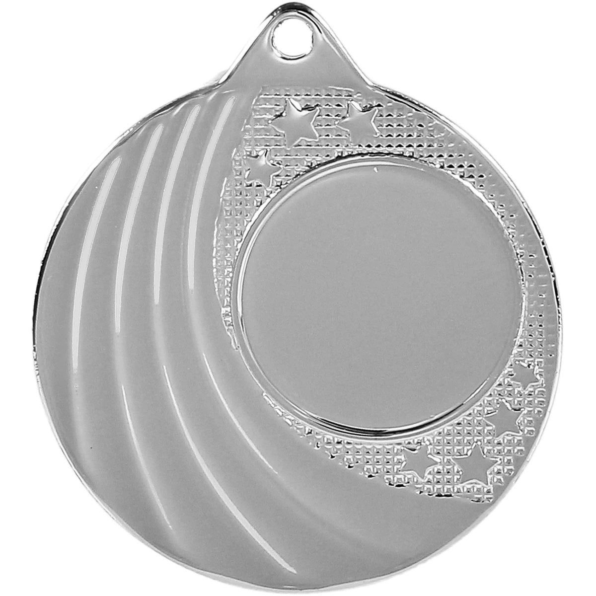 MEDALLA M5018 DIÁMETRO 5CM PLATA