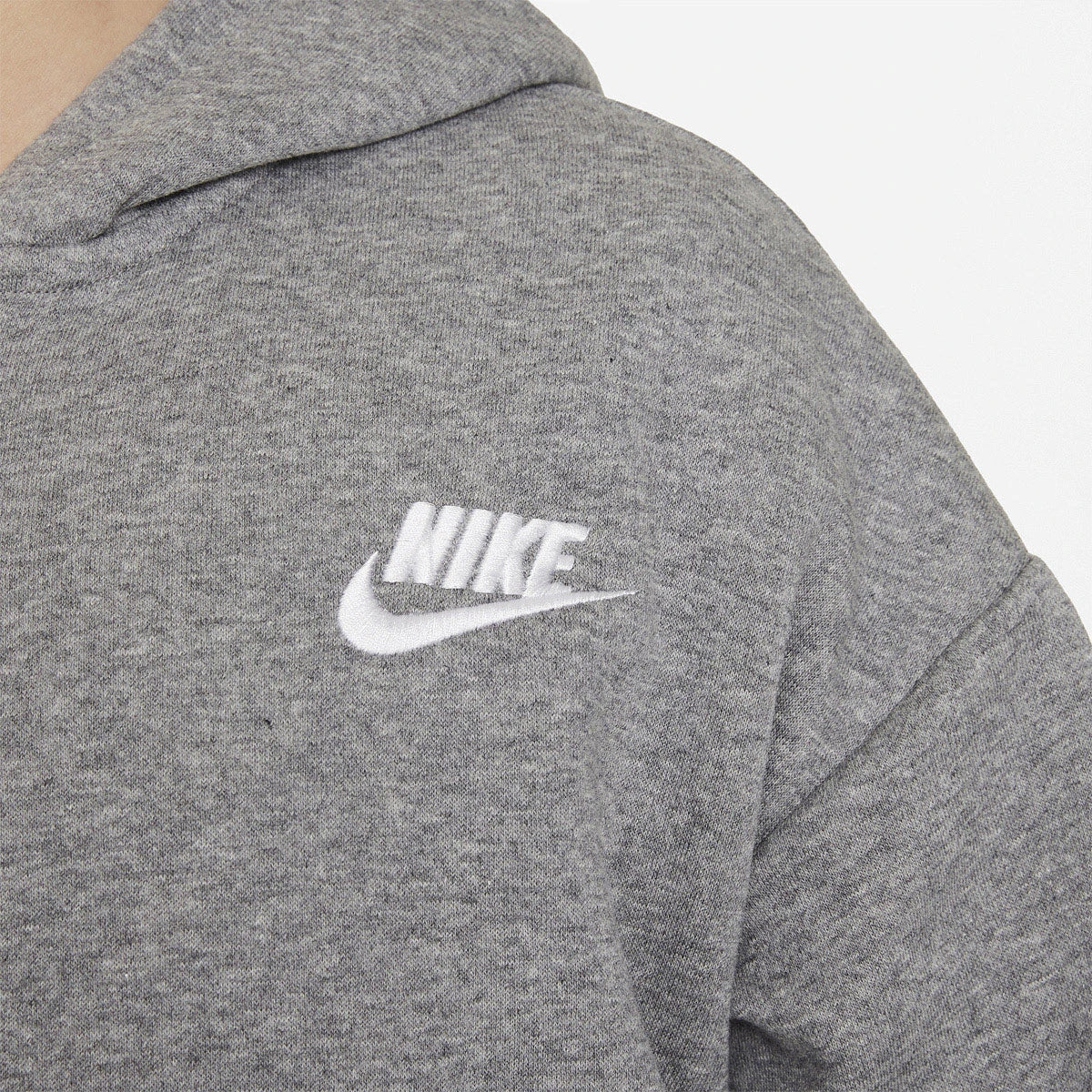 SUDADERA NIKE JUNIOR CHICA SPORTSWEAR CLUB FLEECE CREMALLERA COMPLETA CON CAPUCHA