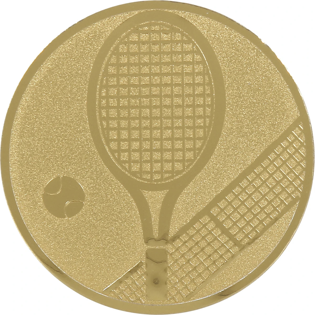 PASTILLAS MEDALLA TENIS (ALU - 50MM)