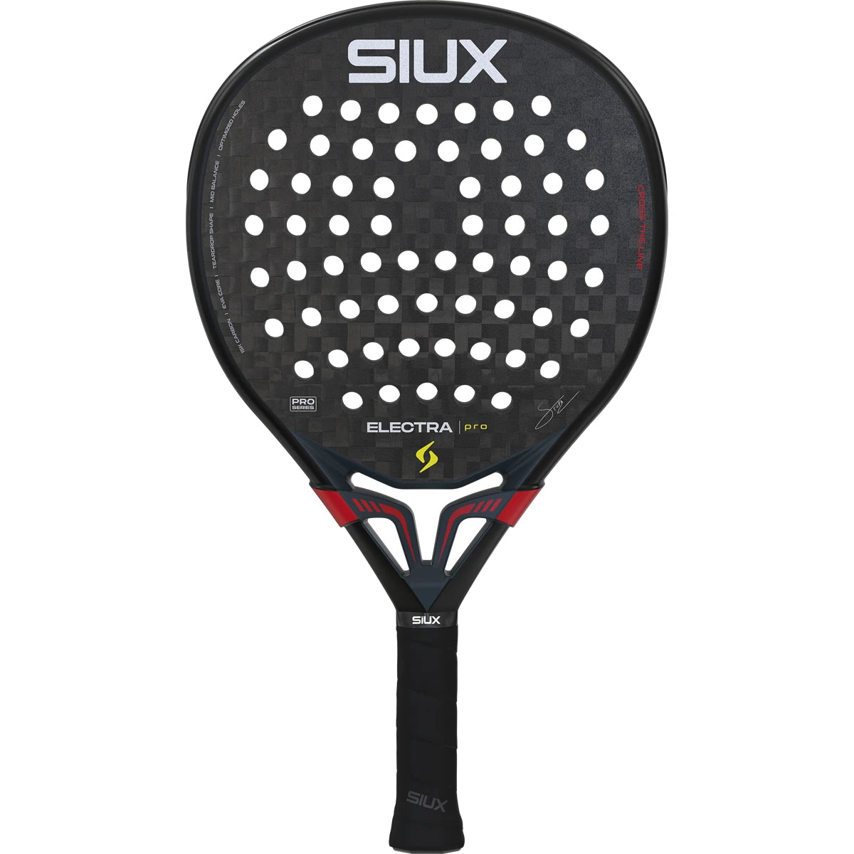 Raqueta Test de Pádel Siux Electra Pro 2026 Shadow Red
