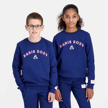 SUDADERA LE COQ SPORTIF JUNIOR PARIS 2024 GRÁFICA
