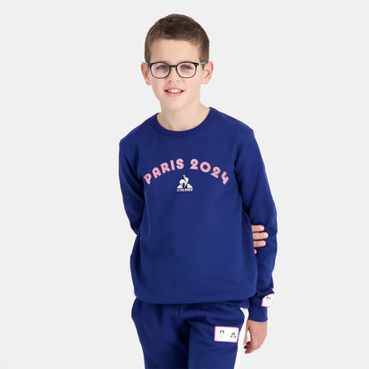 SUDADERA LE COQ SPORTIF JUNIOR PARIS 2024 GRÁFICA