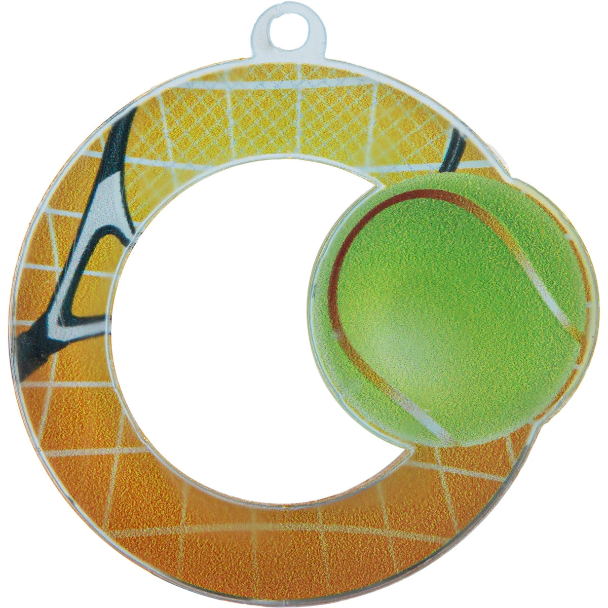 MEDALLA DIÁMETRO 5CM ACRÍLICO TENIS