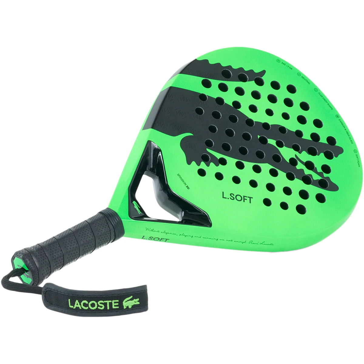 RAQUETA DE PÁDEL LACOSTE L-SOFT