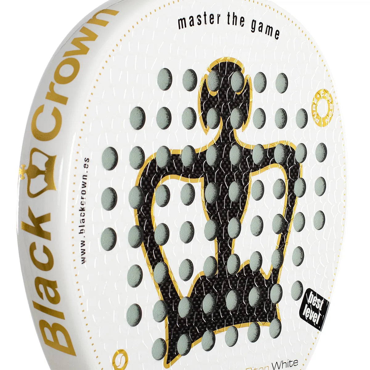 RAQUETA DE PÁDEL BLACK CROWN PITON WHITE