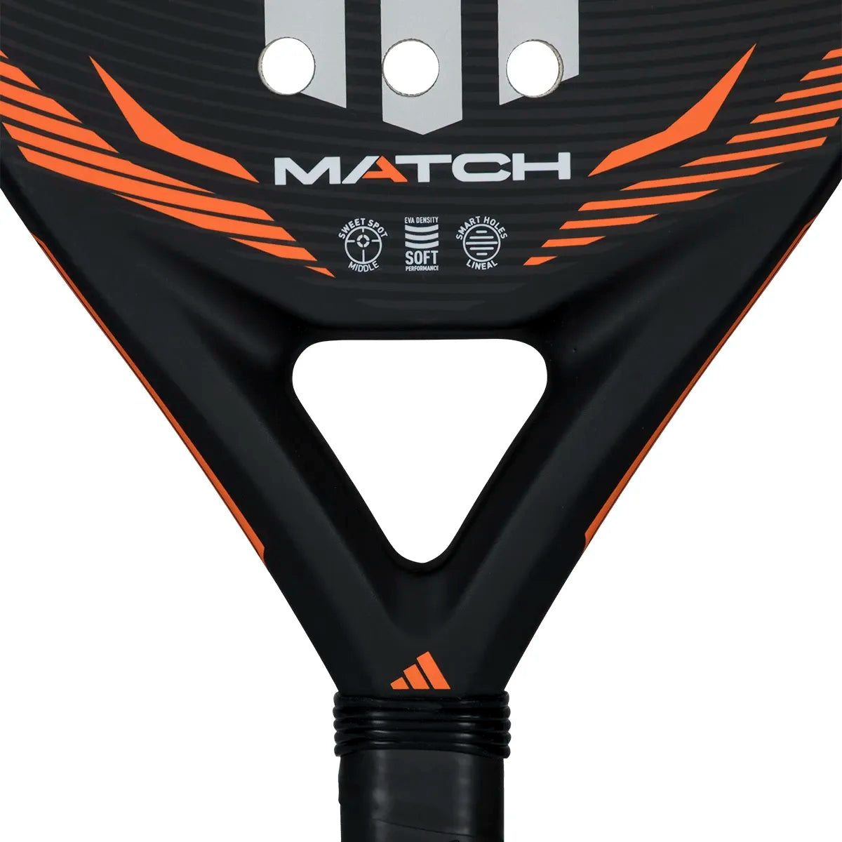 RAQUETA DE PÁDEL ADIDAS MATCH BLACK/ORANGE 2026