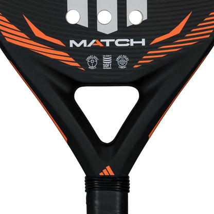 RAQUETA DE PÁDEL ADIDAS MATCH BLACK/ORANGE 2026