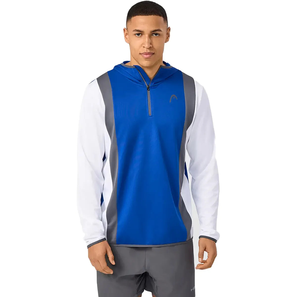 SUDADERA HEAD CLUB TECH 1/4 CREMALLERA CON CAPUCHA