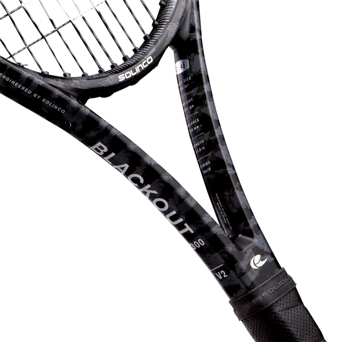 Raqueta de tenis Test Solinco Blackout V2 Camo (300 Gr) (2025)