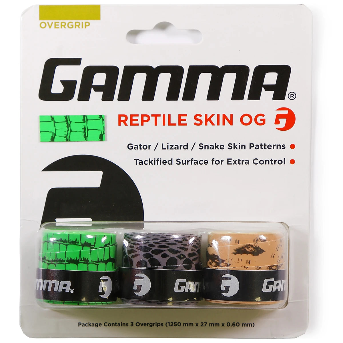 SOBREGRIPS GAMMA REPTILE SKIN x3
