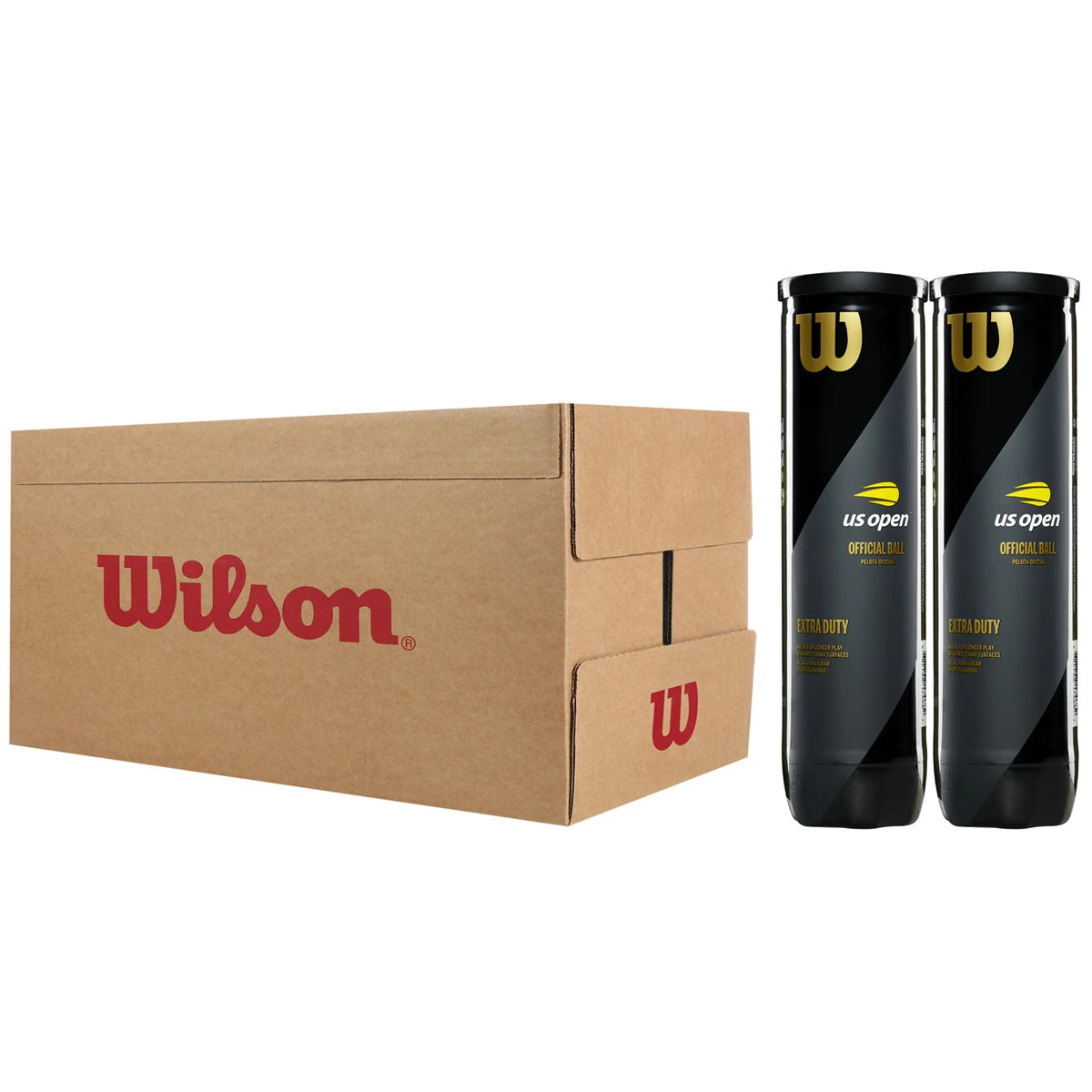 CAJA DE 9 BIPACKS DE 4 PELOTAS WILSON US OPEN