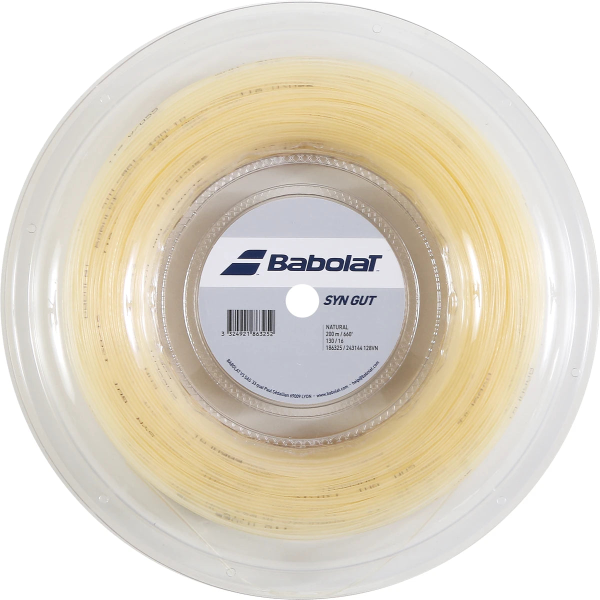 BOBINA BABOLAT SYNTHETIC GUT (200 METROS)