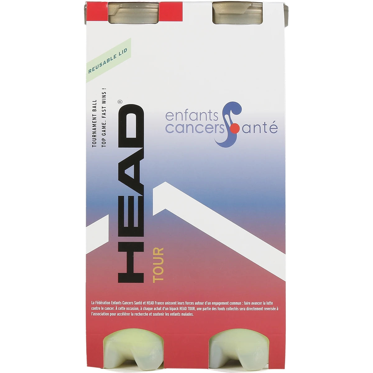 Bipack de 4 Pelotas Head Tour ECS