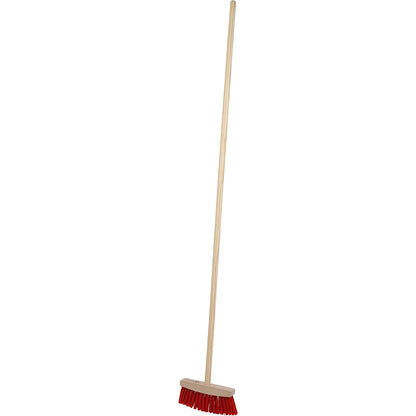 ESCOBA DE LÍNEAS MANGO DE MADERA