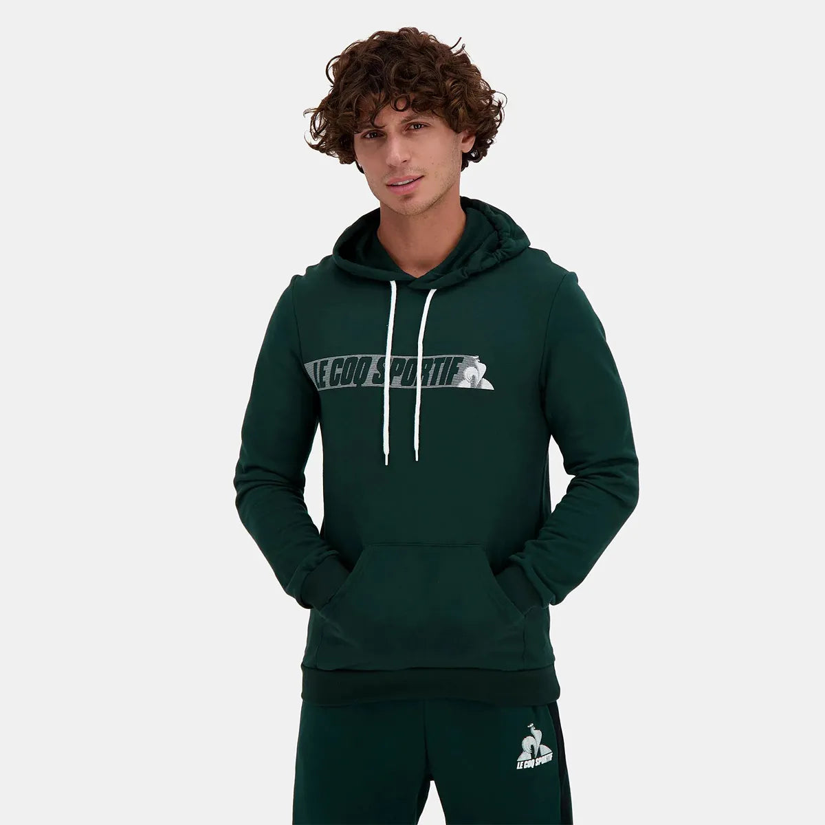 SUDADERA LE COQ SPORTIF CONTEMPORAIN CON CAPUCHA