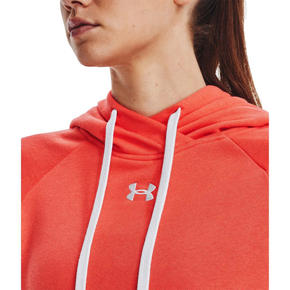SUDADERA UNDER ARMOUR MUJER RIVAL FLEECE CON CAPUCHA