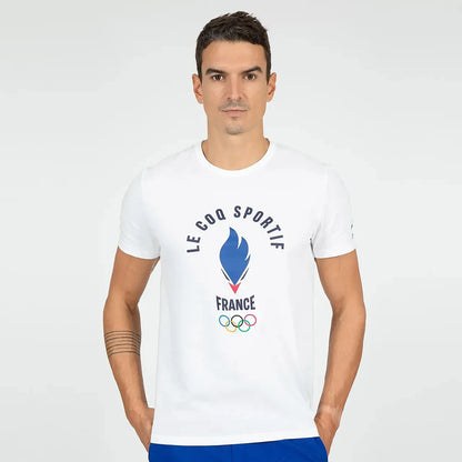 CAMISETA LE COQ SPORTIF FRANCE OLYMPIQUE VILLAGE (1)