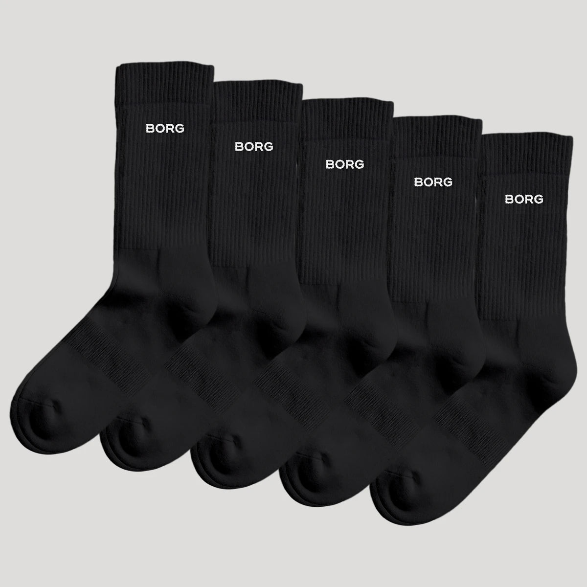 5 PARES DE CALCETINES BJORN BORG ESSENTIAL (MID)