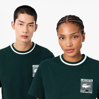 CAMISETA LACOSTE ROLEX PARIS MASTERS GRAPHIC