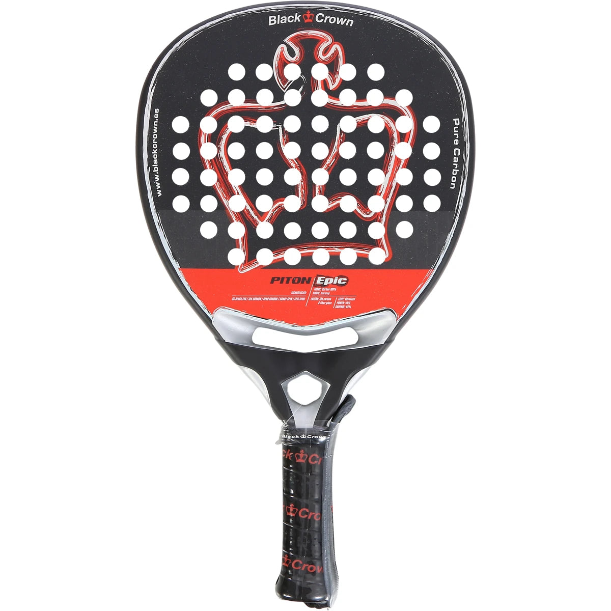 RAQUETA DE SEGUNDA MANO DE PÁDEL BLACK CROWN PITON EPIC