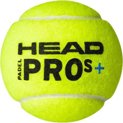 TUBO DE 3 PELOTAS HEAD PADEL PRO S +