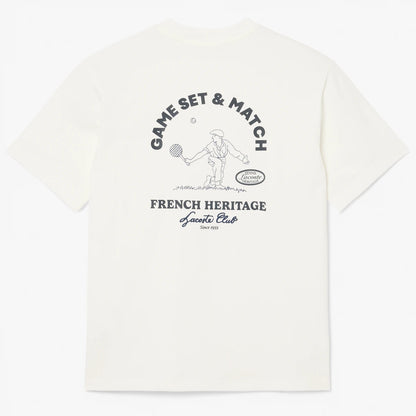 CAMISETA LACOSTE HERITAGE GRAPHIC