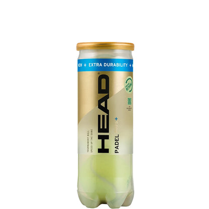 TUBO DE 3 PELOTAS HEAD PADEL PRO S +