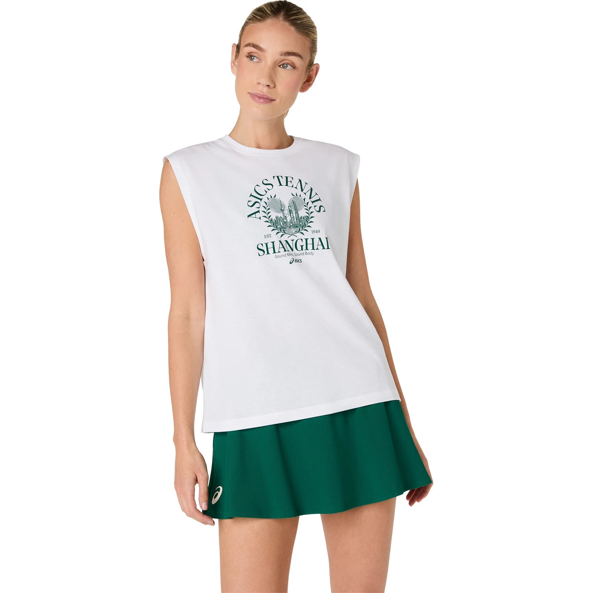 CAMISETA DE TIRANTES ASICS MUJER GAME GRÁFICO