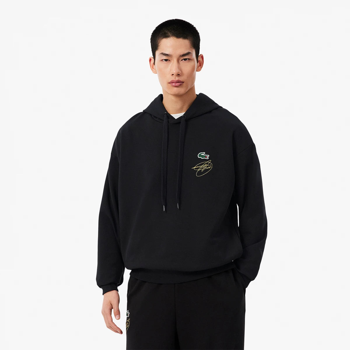 SUDADERA CON CAPUCHA LACOSTE DJOKOVIC ON COURT