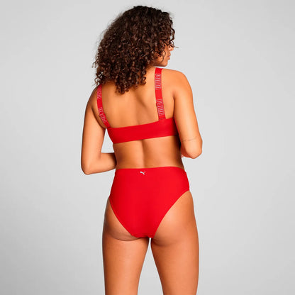 BAJO DE BIKINI PUMA MUJER CINTURA ALTA