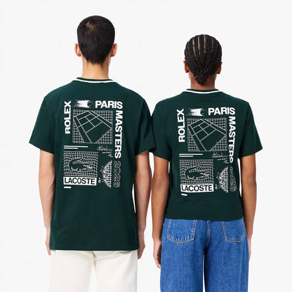 CAMISETA LACOSTE ROLEX PARIS MASTERS GRAPHIC