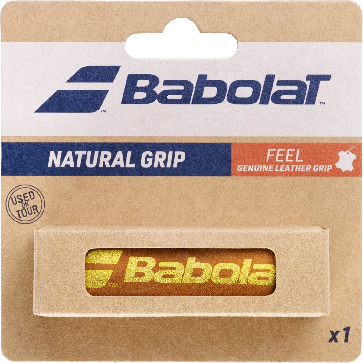 GRIP BABOLAT NATURAL EN CUERO