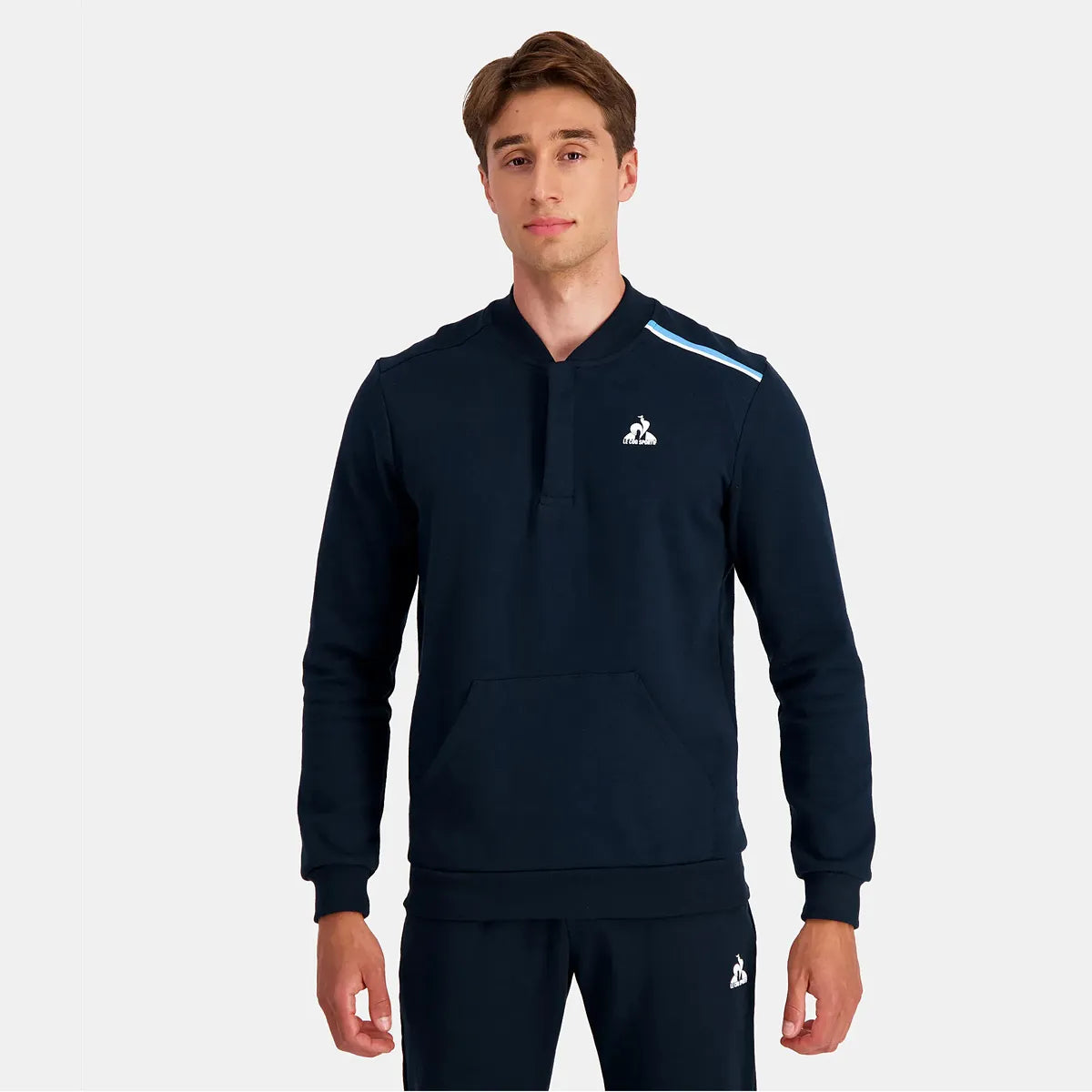 SUDADERA LE COQ SPORTIF CUELLO V HERITAGE NEW YORK