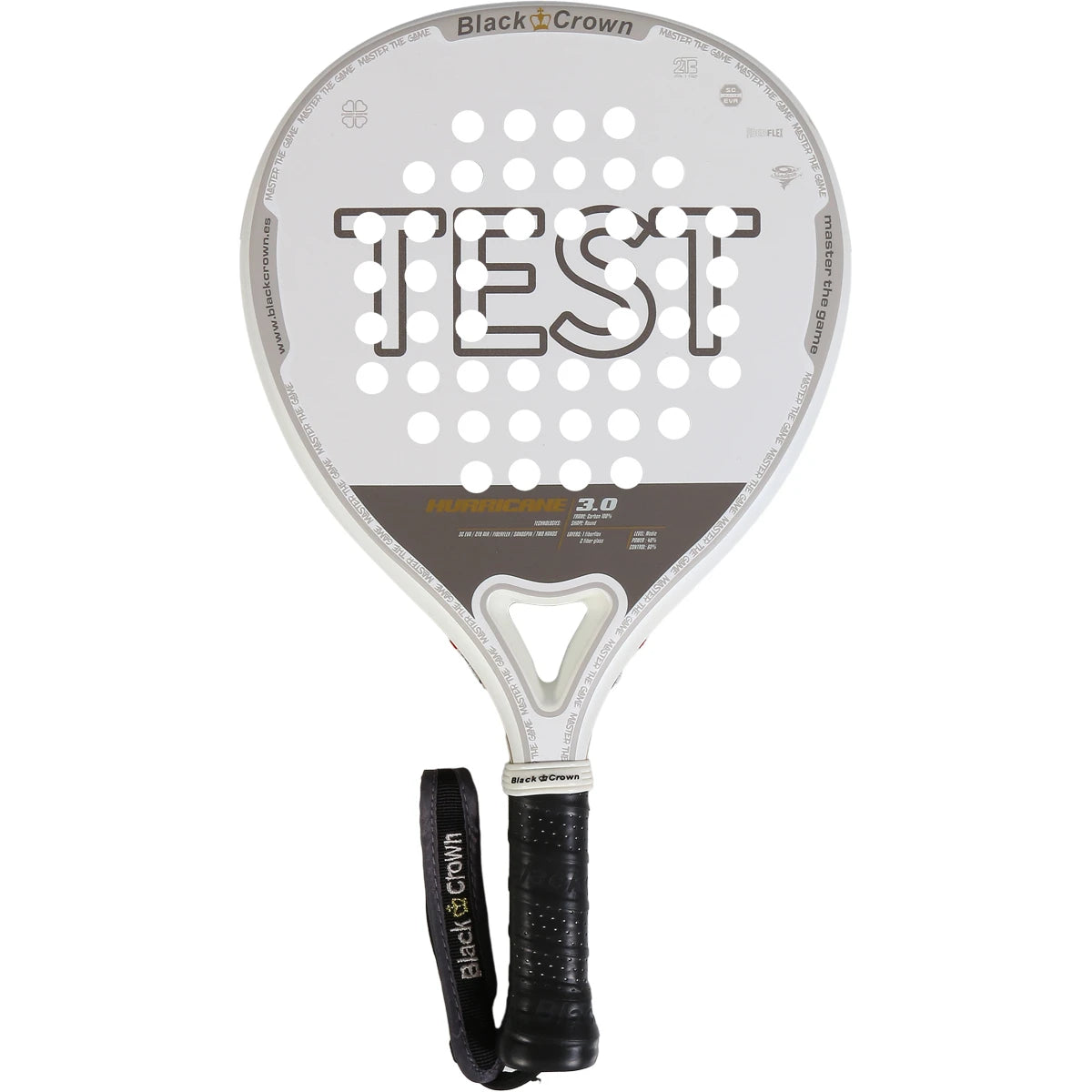 Raquette Occasion de Padel Black Crown Hurricane 3.0