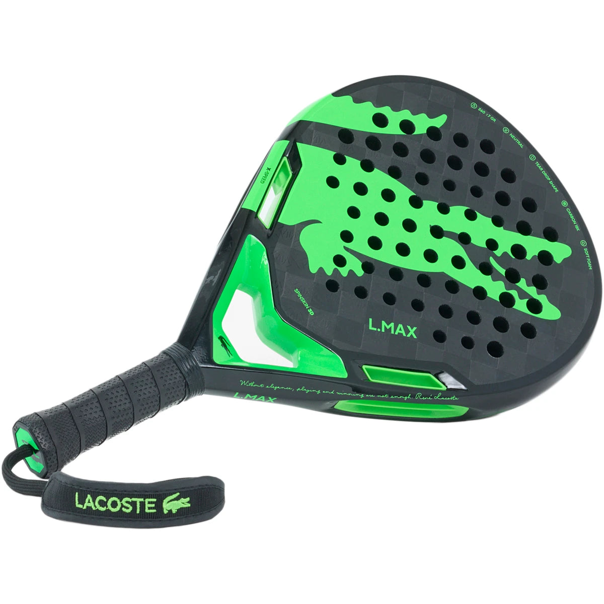 RAQUETA PADEL LACOSTE L-MAX