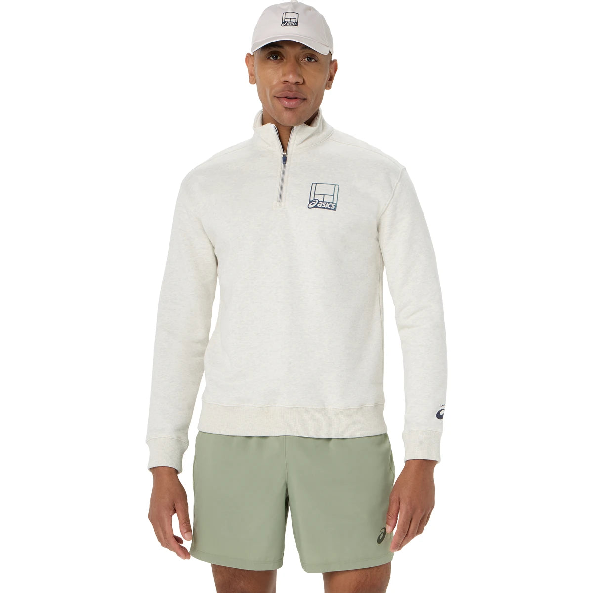 SUDADERA ASICS COURT GRAPHIC 1/2 CREMALLERA
