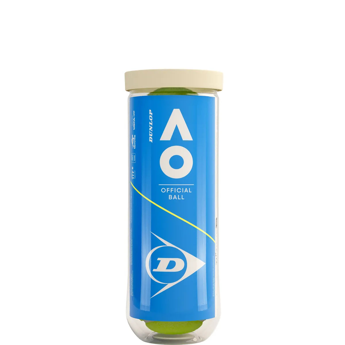 TUBO DE 3 PELOTAS DUNLOP AUSTRALIAN OPEN