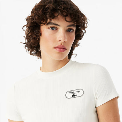 CAMISETA MUJER LACOSTE HERITAGE