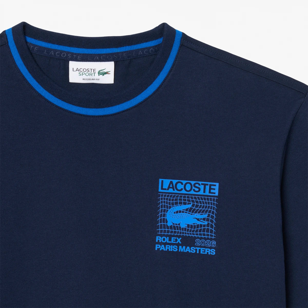 CAMISETA LACOSTE ROLEX PARIS MASTERS GRAPHIC