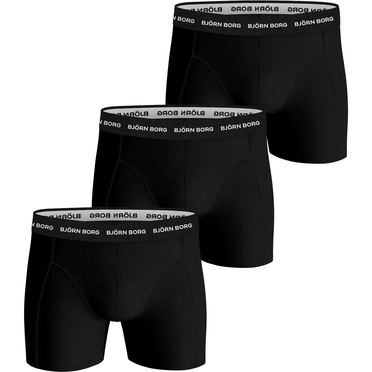 PACK DE 3 BOXERS BJORN BORG SPORTS ALGODÓN STRETCH