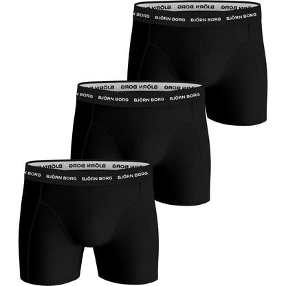 PACK DE 3 BOXERS BJORN BORG SPORTS ALGODÓN STRETCH
