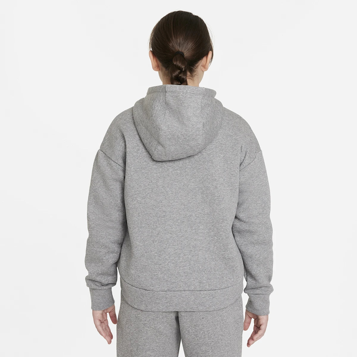 SUDADERA NIKE JUNIOR CHICA SPORTSWEAR CLUB FLEECE CREMALLERA COMPLETA CON CAPUCHA