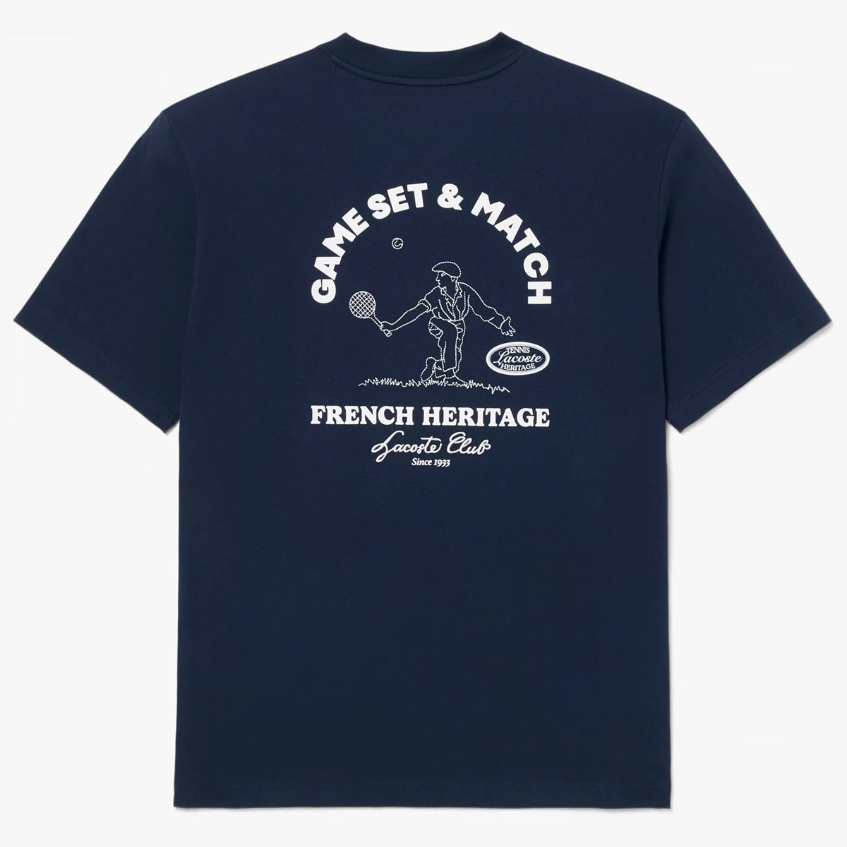 CAMISETA LACOSTE HERITAGE GRAPHIC