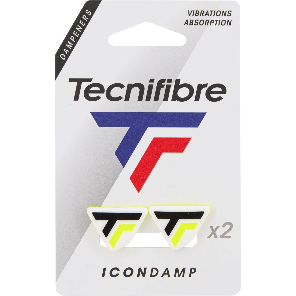 Antivibradores Tecnifibre Icon Damp White/Lime X2