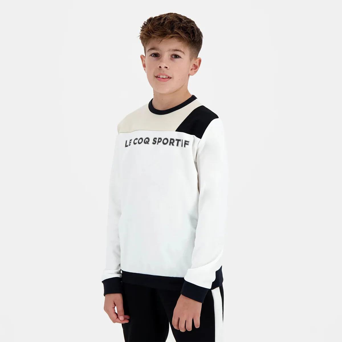SUDADERA LE COQ SPORTIF JUNIOR GRÁFICA CREW